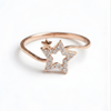 Starlight Diamond Outline Ring